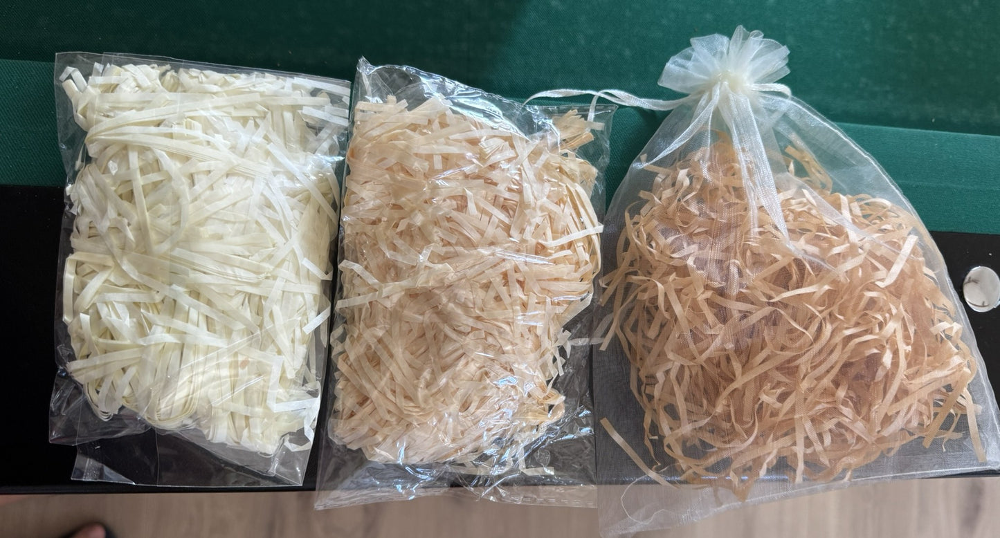 Tweedekans: rafia papiersnippers - mix