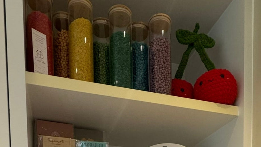 Tweedekans: Decoratieve voorraad pot bamboe deksel