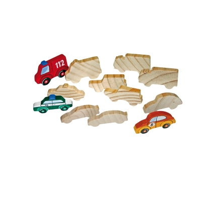 Houten Figuurtjes - Voertuigen