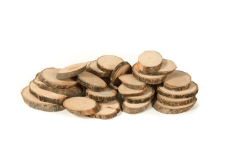 Naturel Houten Schijfjes - 10 Stuks