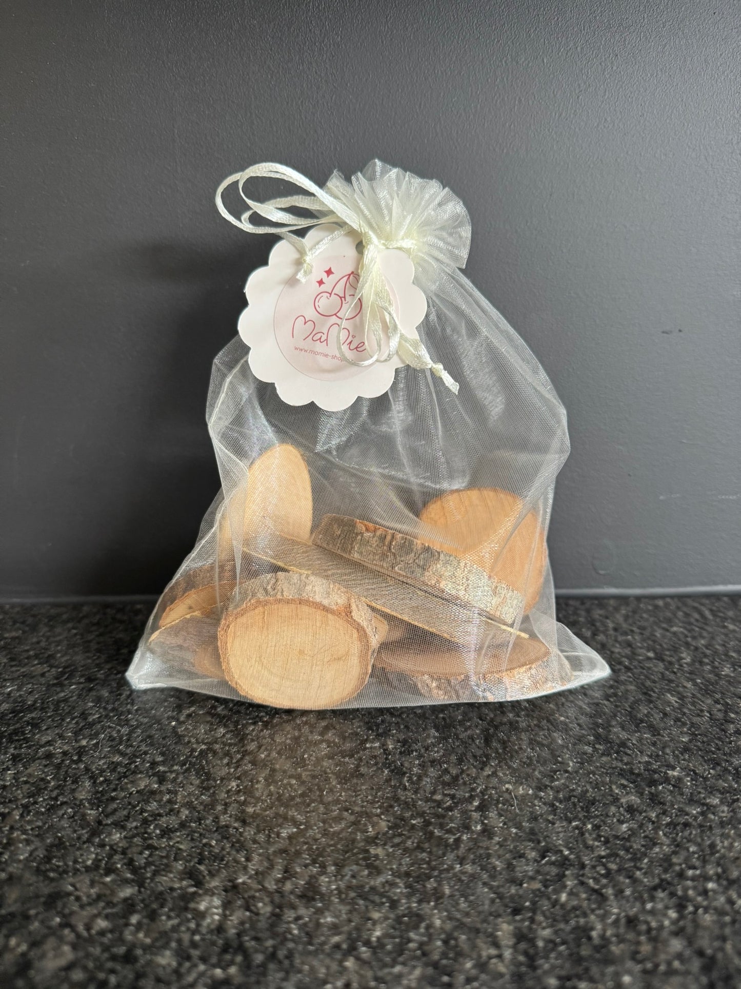 Naturel Houten Schijfjes - 10 Stuks
