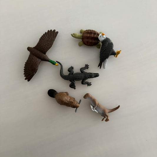 Safari LTD - 6 figuurtjes - Rivier