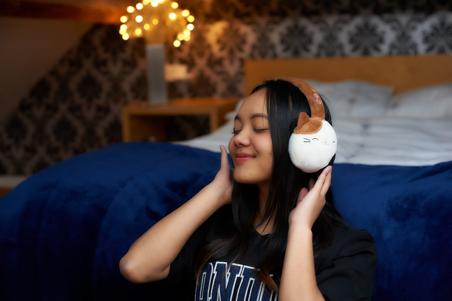 Squishmallows Bluetooth koptelefoon - Cam the cat