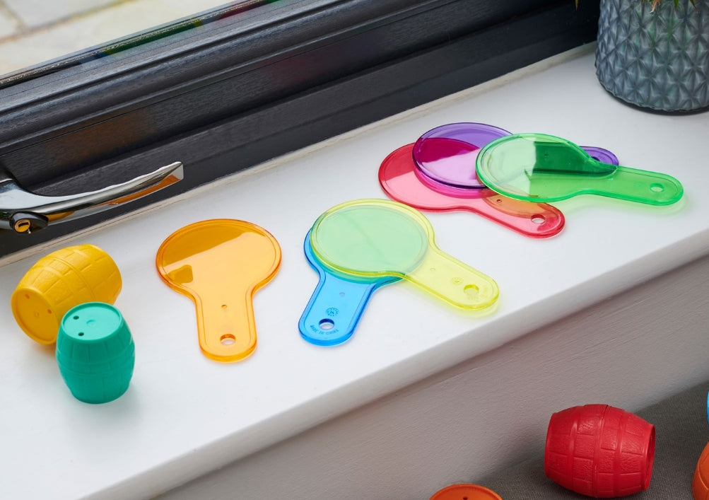 Tickit - Doorschijnende kleur Peddels