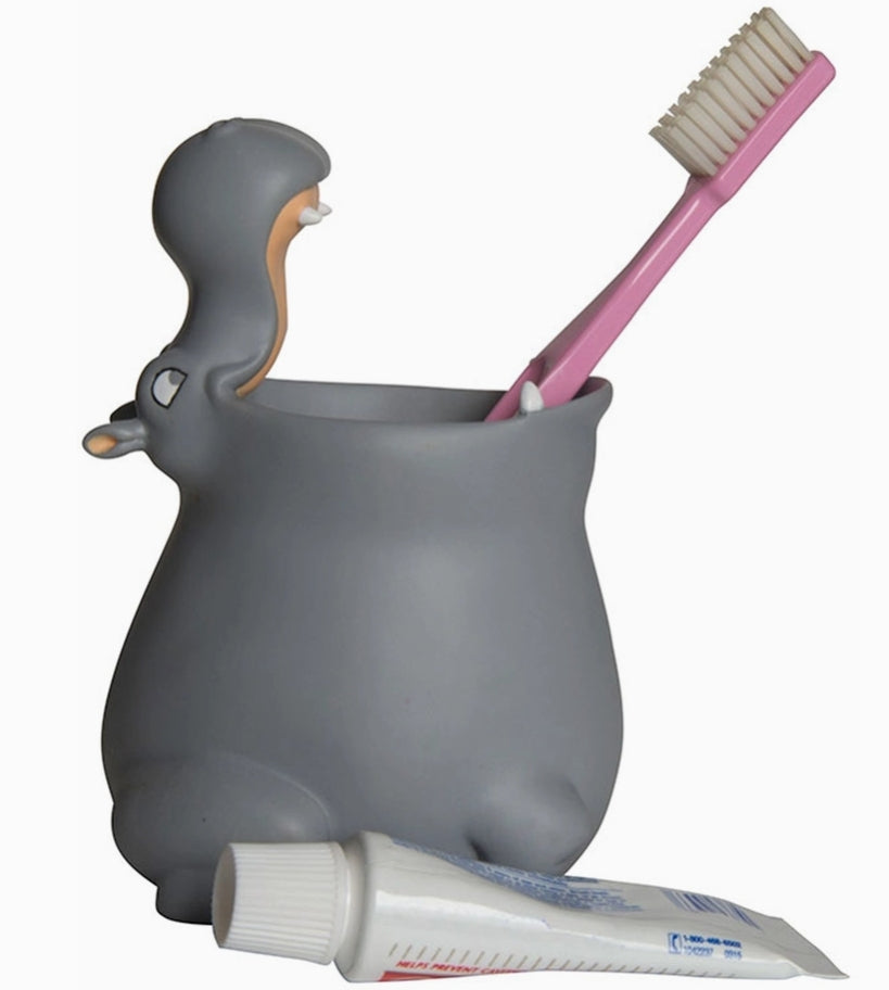 Hippo tandenborstelhouder