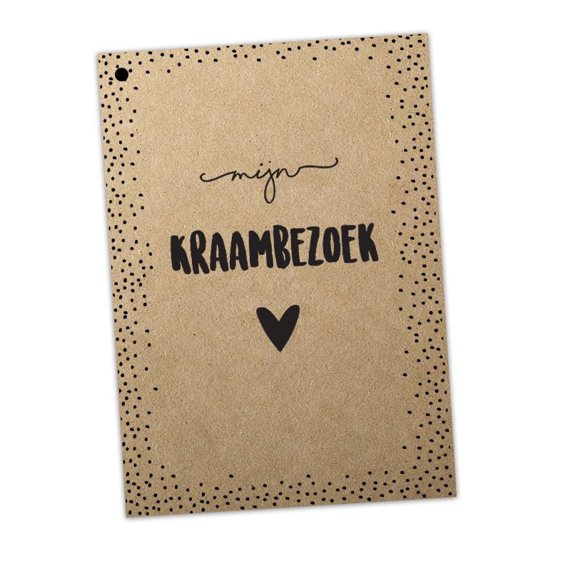 Invulkaartenboek "kraambezoek"