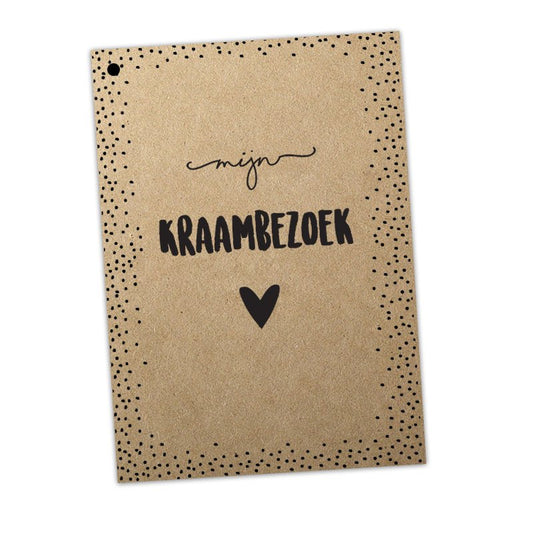 Invulkaartenboek "kraambezoek"