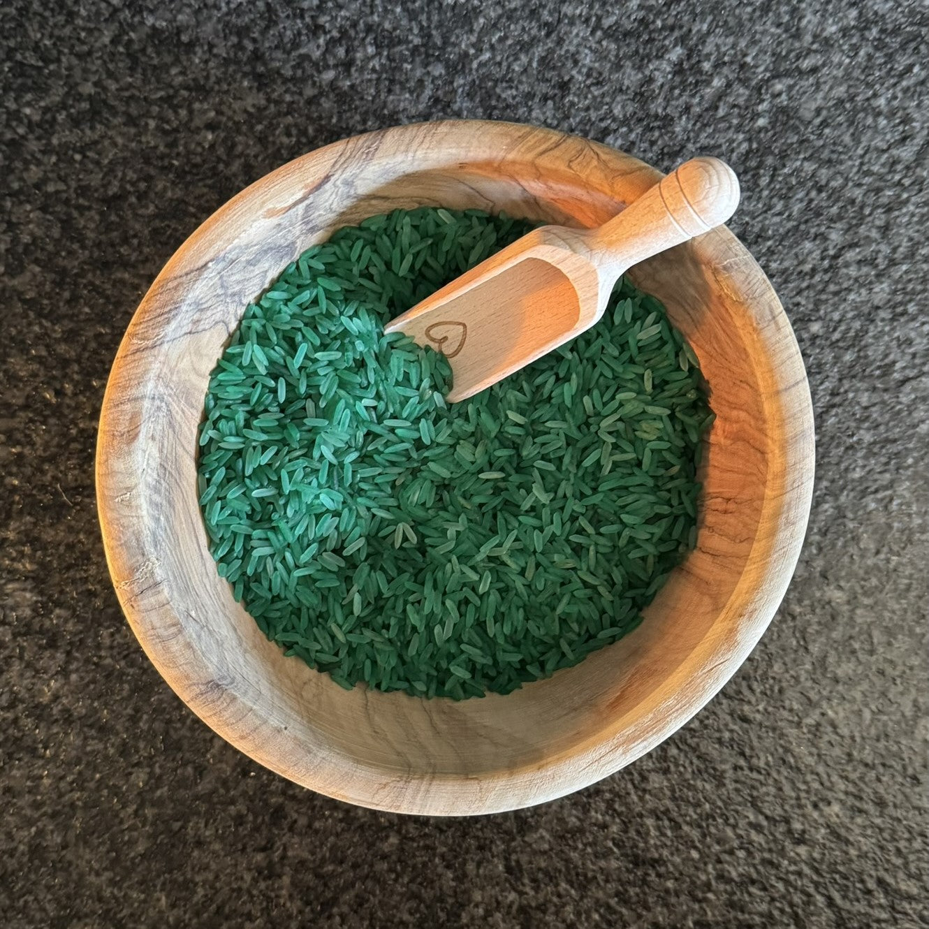 Speelrijst – Donkergroen