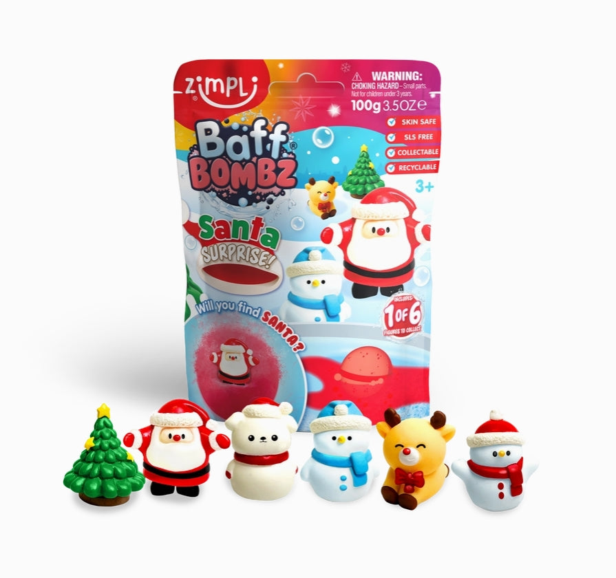 Badbruisbal met suprise - kerst