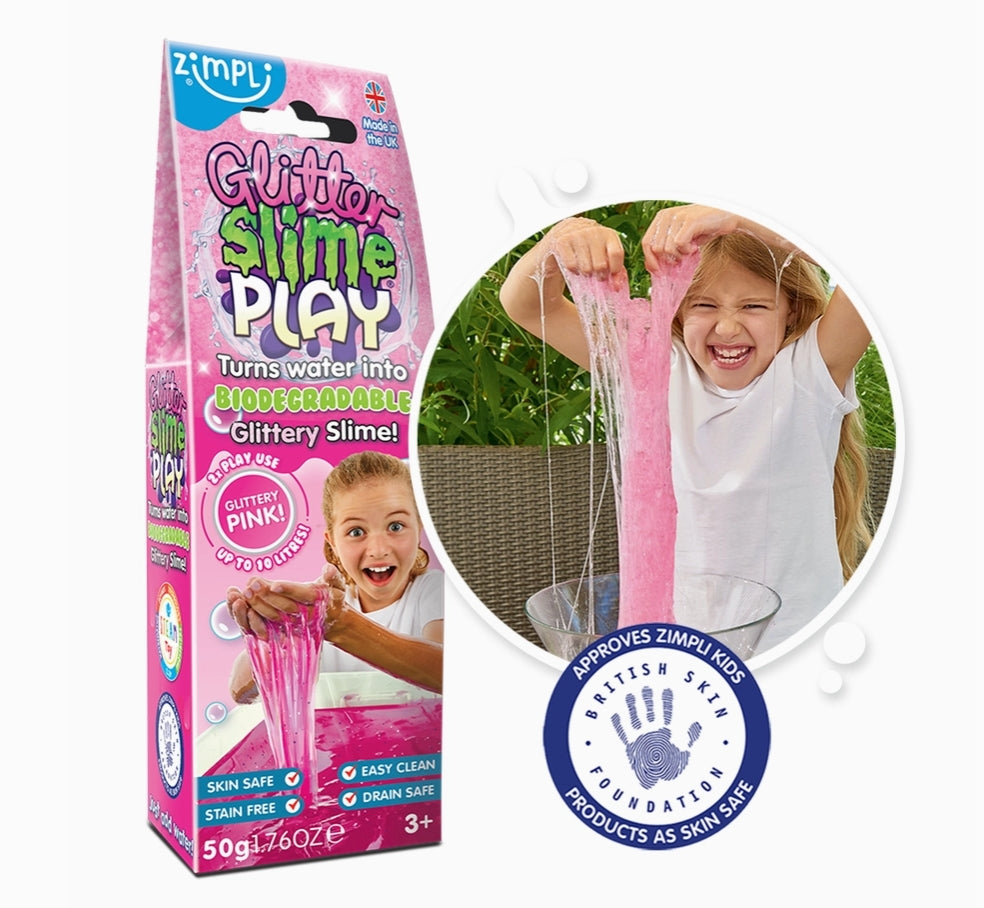 Slijm play - glitter - roze
