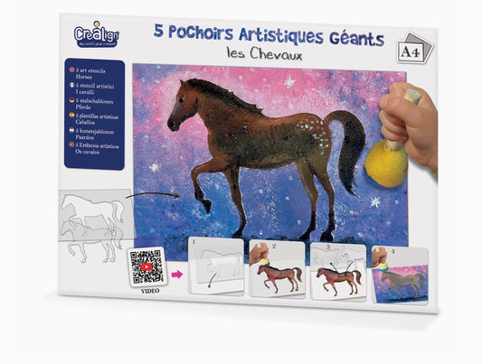 Artistieke stencils - Paarden