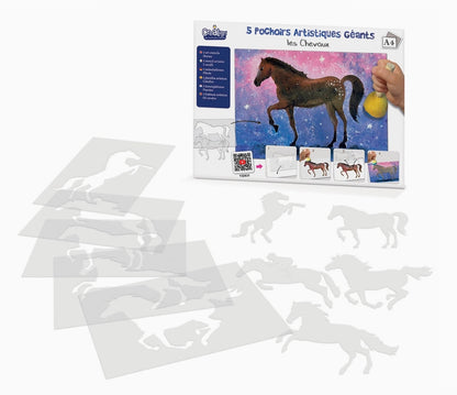 Artistieke stencils - Paarden