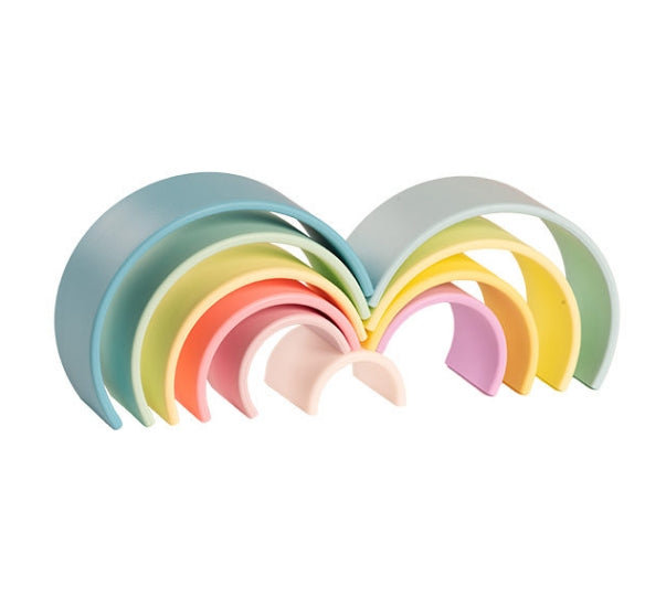 Regenboog - 10 stuks - pastel