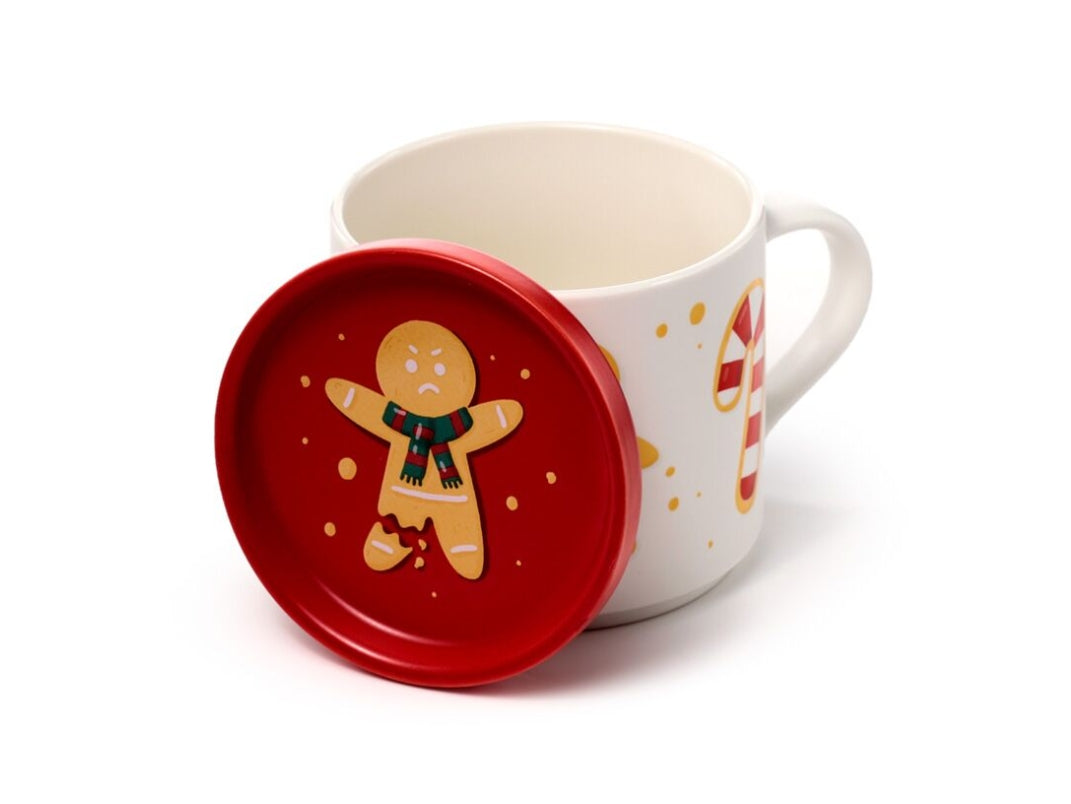 Porselein Mok & Onderzetter - Kerstmis -  Baker street