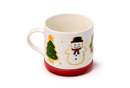 Porselein Mok & Onderzetter - Kerstmis -  Baker street
