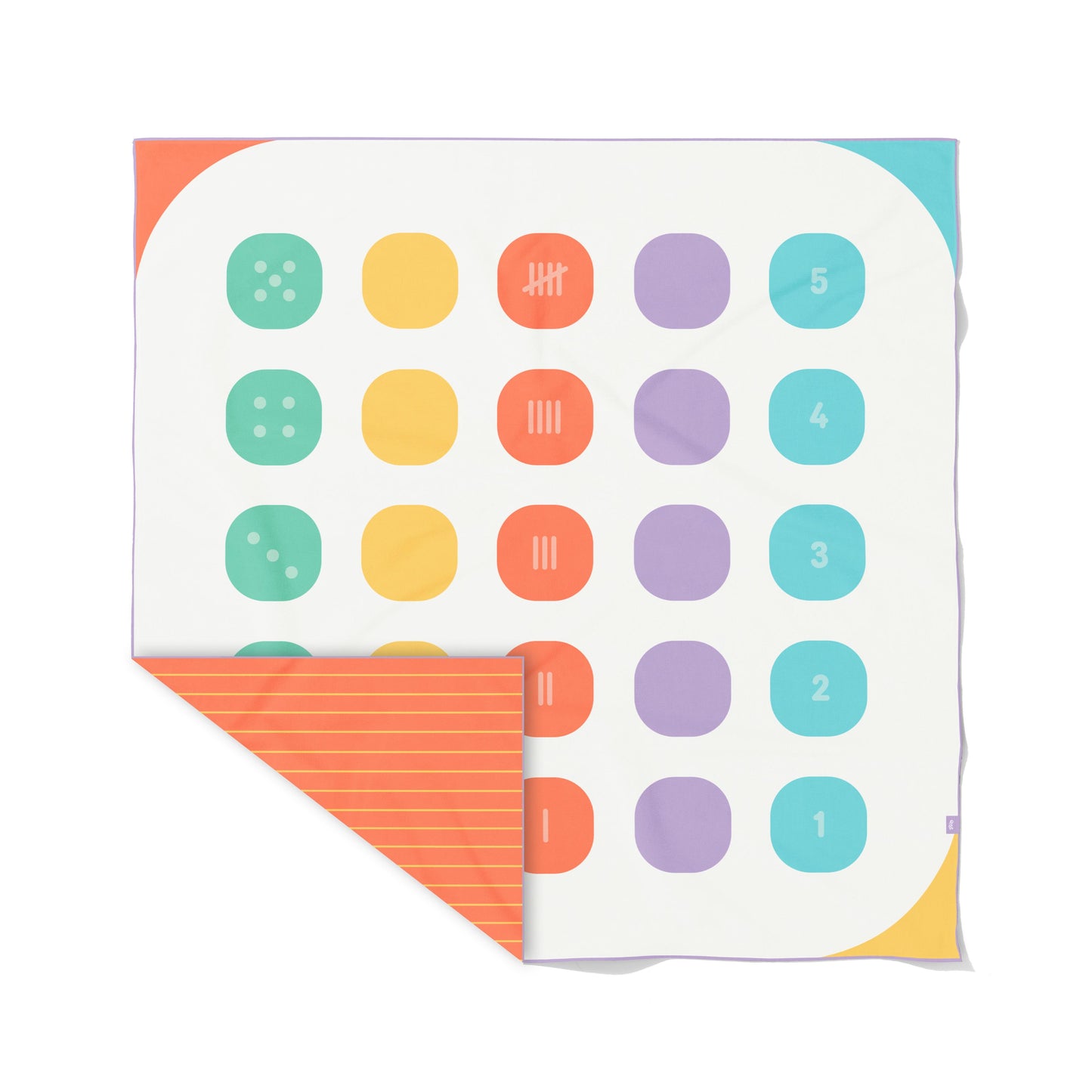 Play Towel - Strandhanddoek - Extra Large - 180 x 180 cm - Balance Game