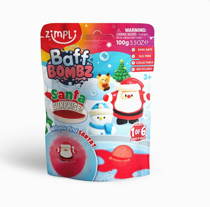 Badbruisbal met suprise - kerst