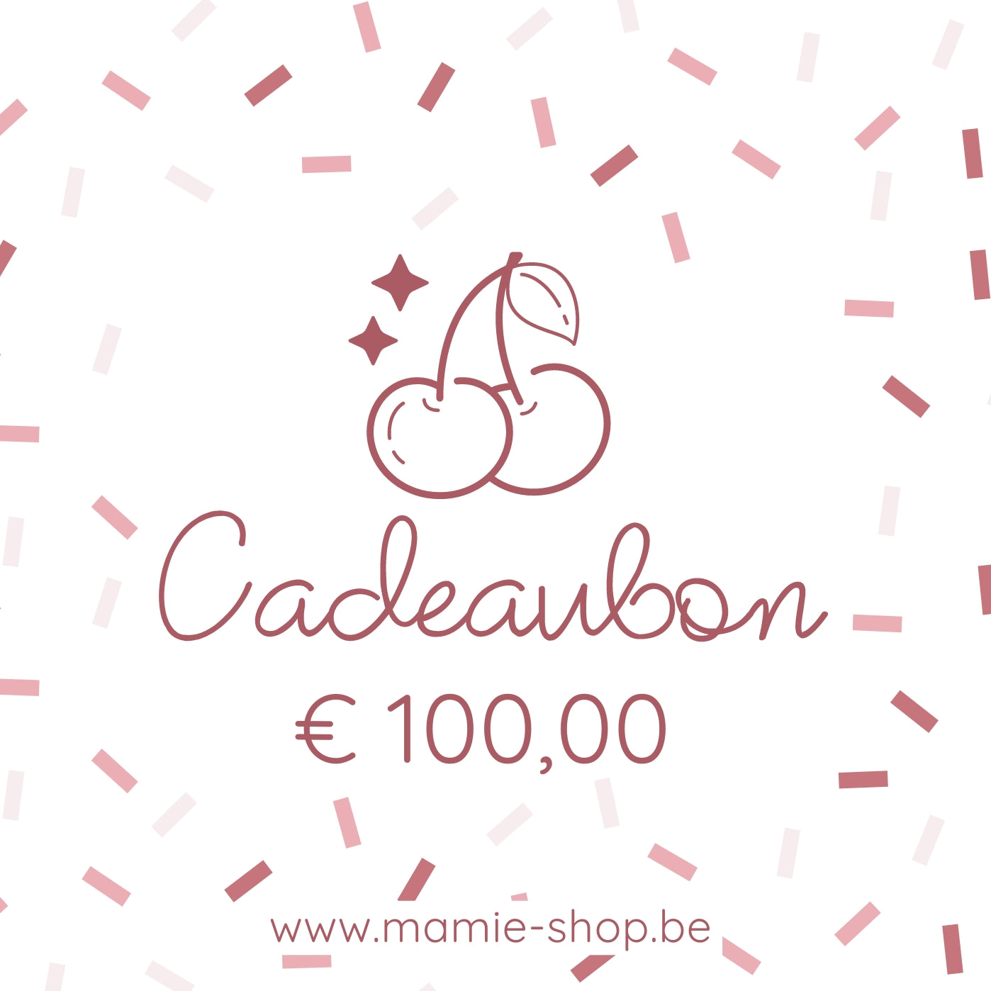 Online cadeaubon MaMie twv 100€