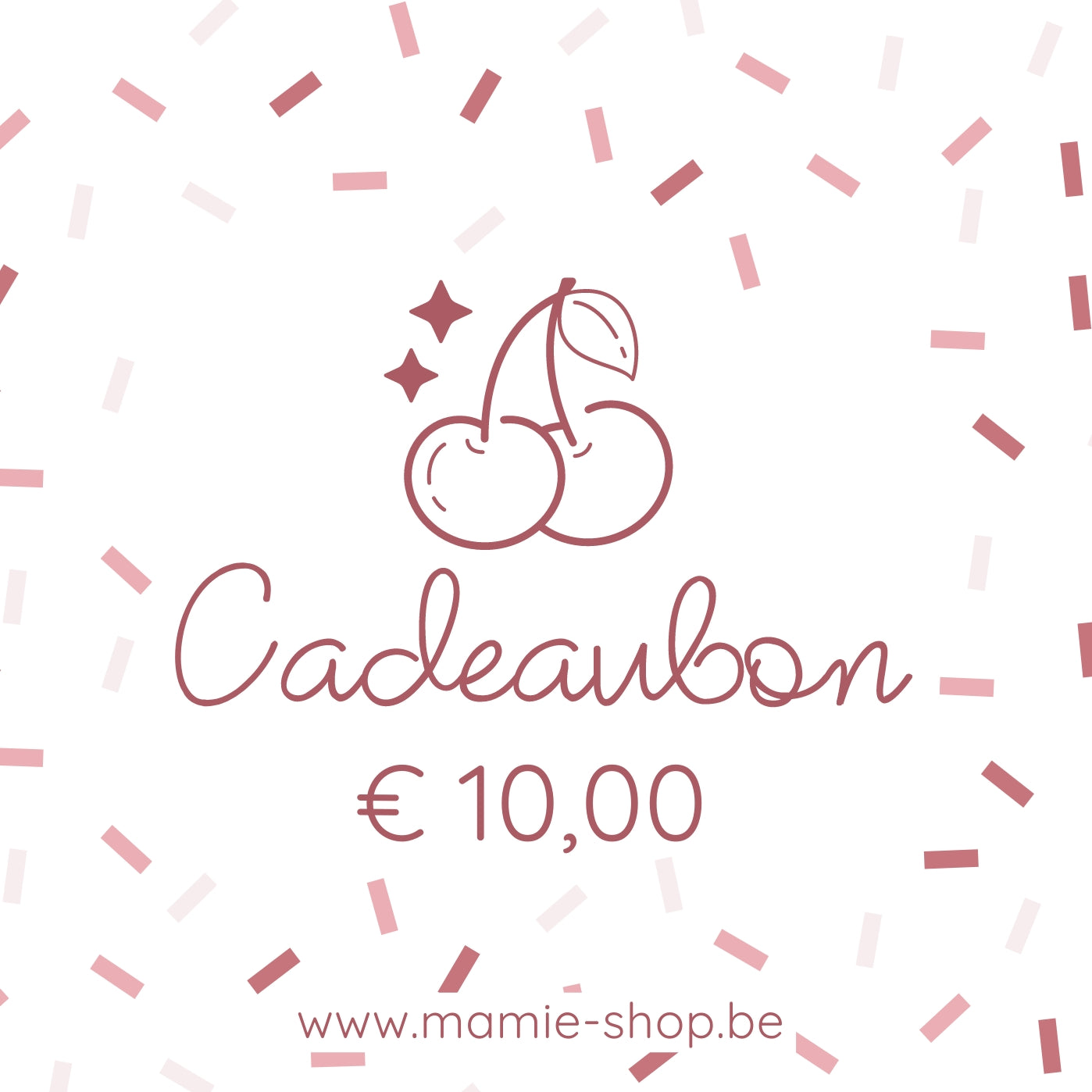 Online cadeaubon MaMie twv 10€