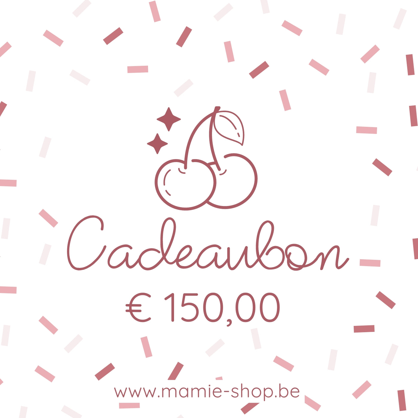 Online cadeaubon MaMie twv 150€