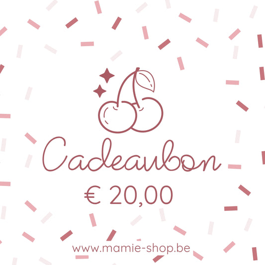 Online cadeaubon MaMie twv 20€