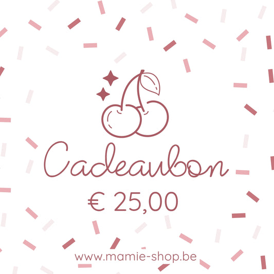 Online cadeaubon MaMie twv 25€