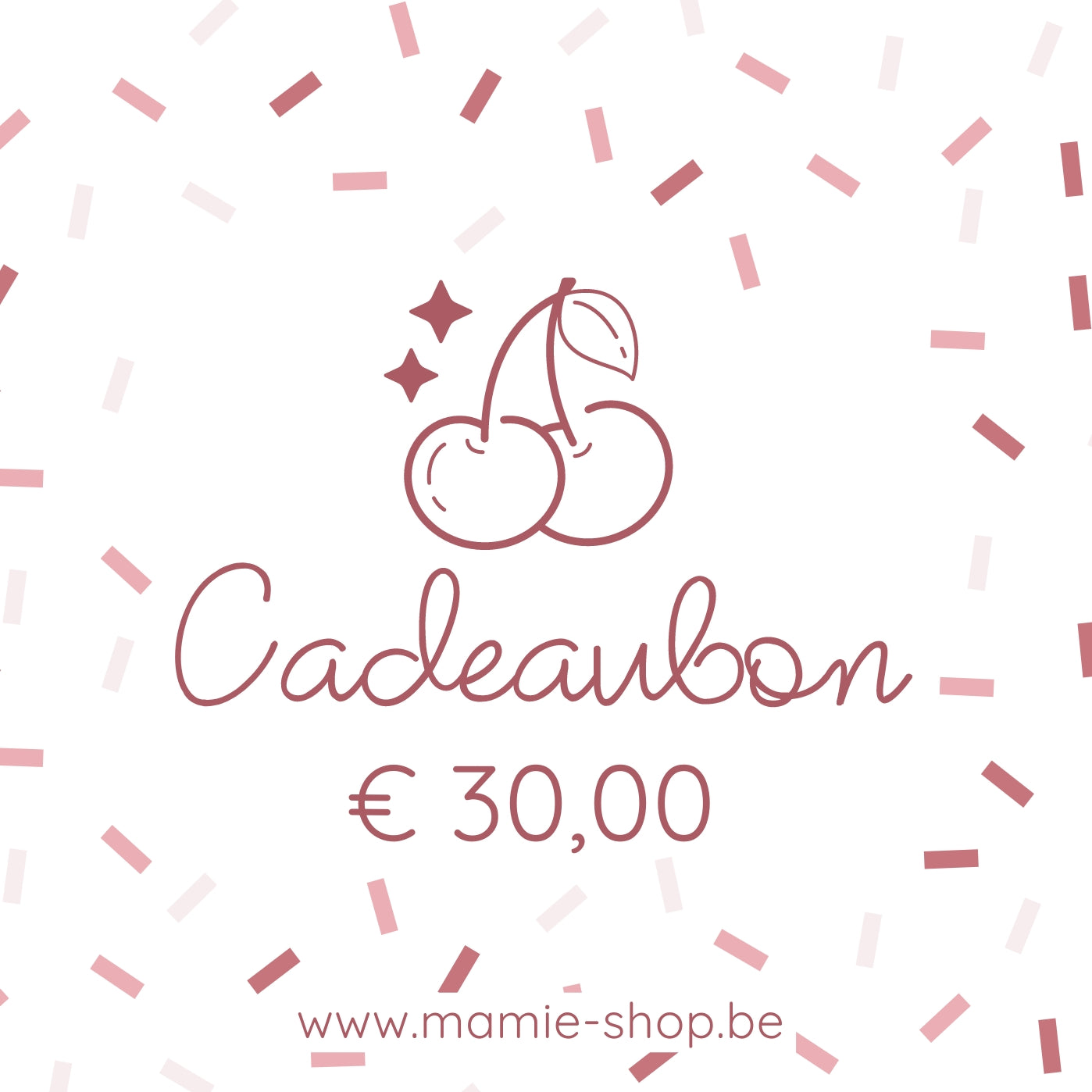 Online cadeaubon MaMie twv 30€