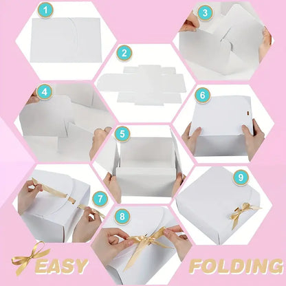 Tweedekans: 19 Elegante papieren geschenkdozen met satijnen strik