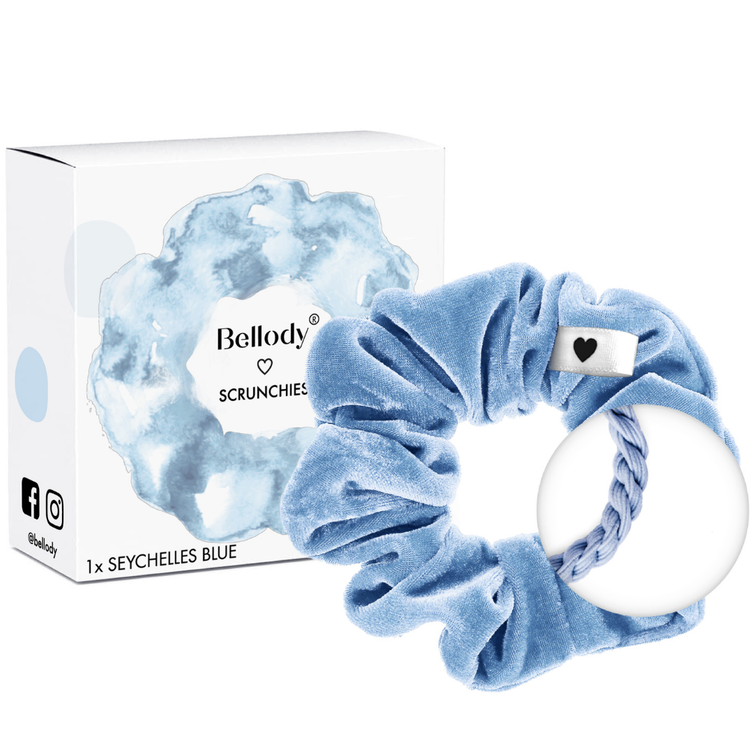 Scrunchie - blauw